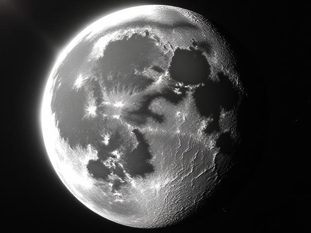 Детальная поверхность Луны